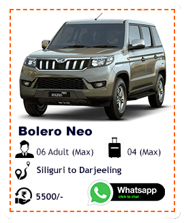 Bolero car rental from Siliguri to Darjeeling, Siliguri to Darjeeling cab rental