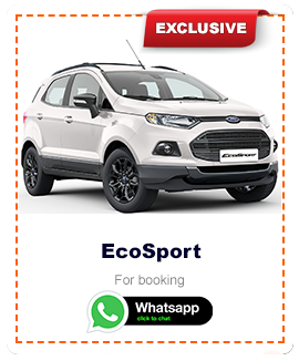 Ecosport car rental in siliguri, Ecosport car fair from siliguri to Darjeeling, Sikkim, Kalimpong