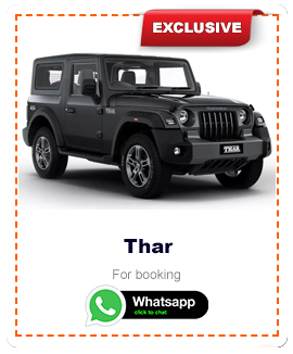 Thar car rental in siliguri, Thar car fair from siliguri to Darjeeling, Sikkim, Kalimpong